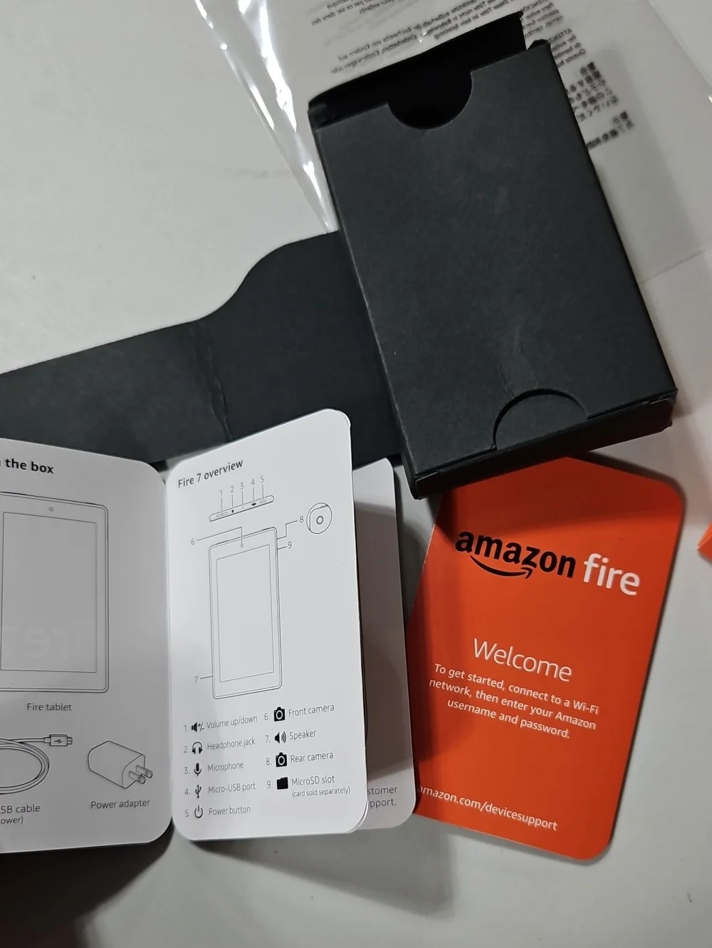 Amazon Fire 7 w/ Alexa 9th Gen (2019 release) tablet/reader opened, Used 3 Times